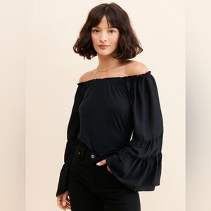 Anthropologie Gloria Off-The-Shoulder Top • Size Medium